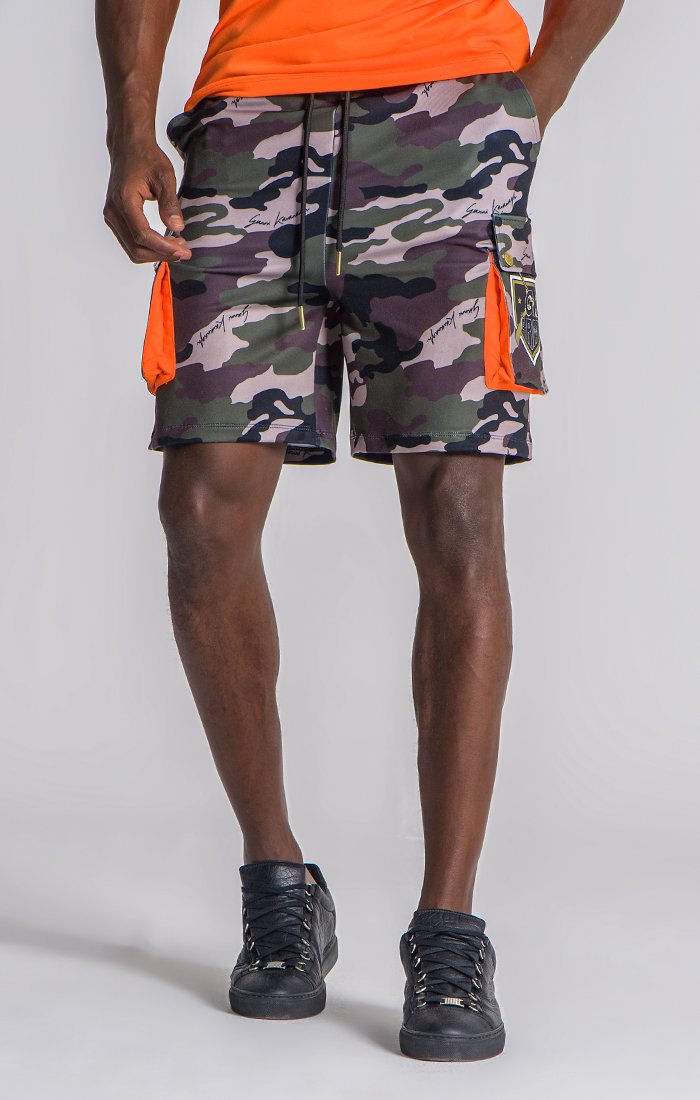 Camo Winners Army Cargo Shorts