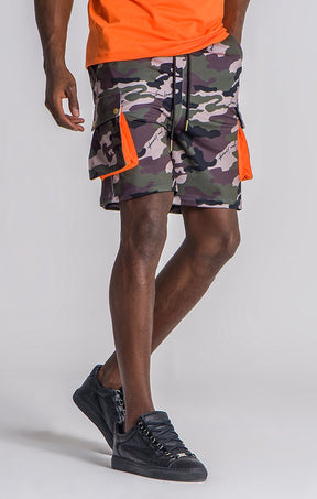 Camo Winners Army Cargo Shorts