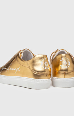 Gold Signature Sneakers