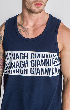 Navy Blue 911 Tanktop