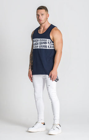 Navy Blue 911 Tanktop