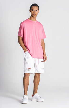 Pink Lotus Oversized Tee 