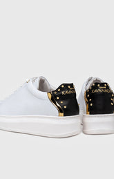 White Punk Upscale Sneakers